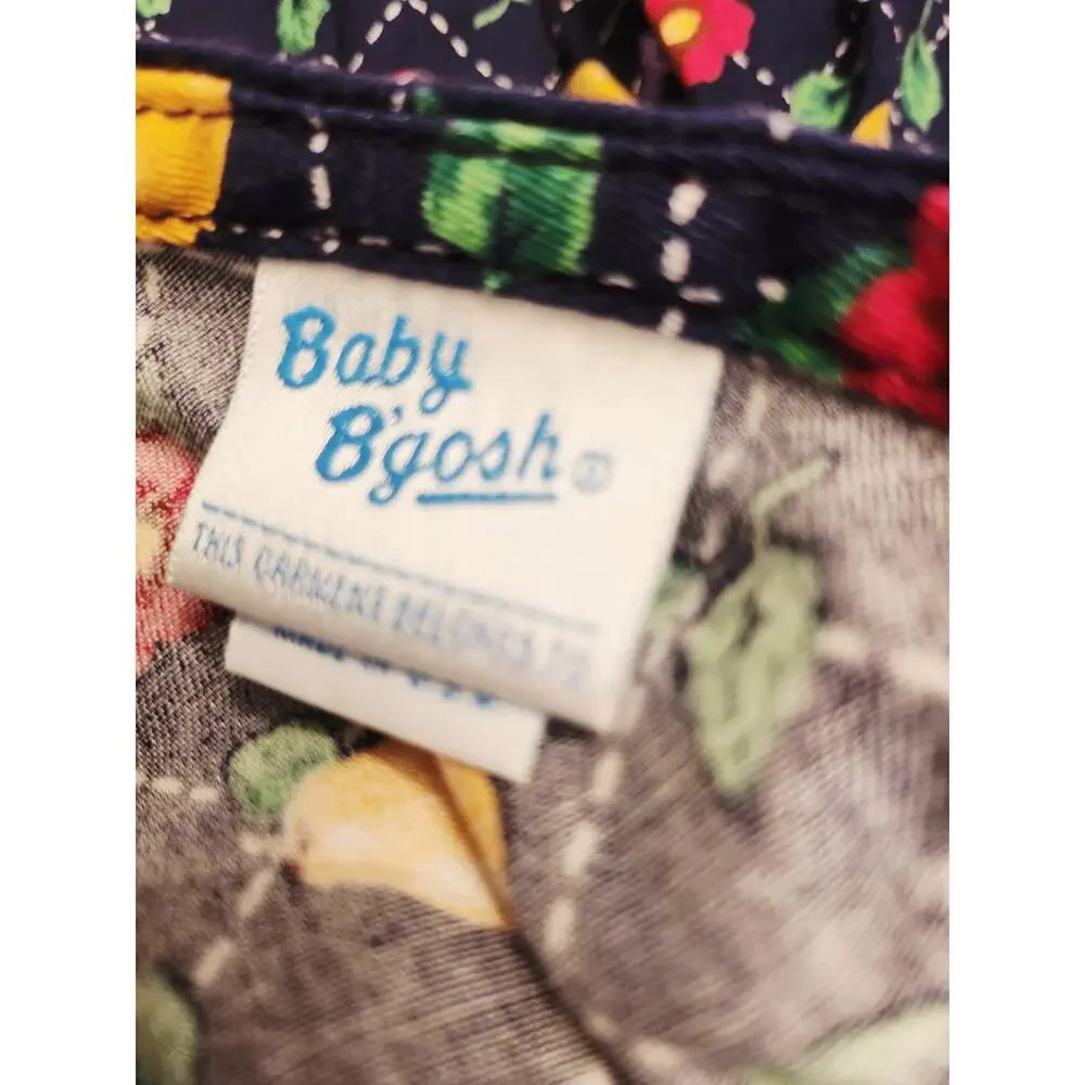 Vintage Baby B'Gosh Fruit Apple Pear Made in USA